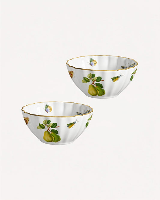 Kit 2 Bowls Botanique Quince em Porcelana