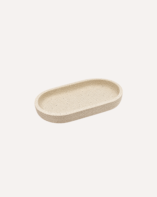 Bandeja para DecorativaLinen Beige Vanity Tray