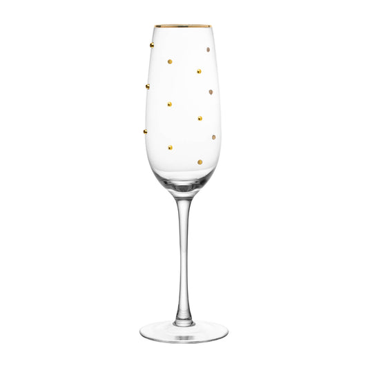 Set Taças para Champanhe - Balls Fio de Ouro - 2 Peças