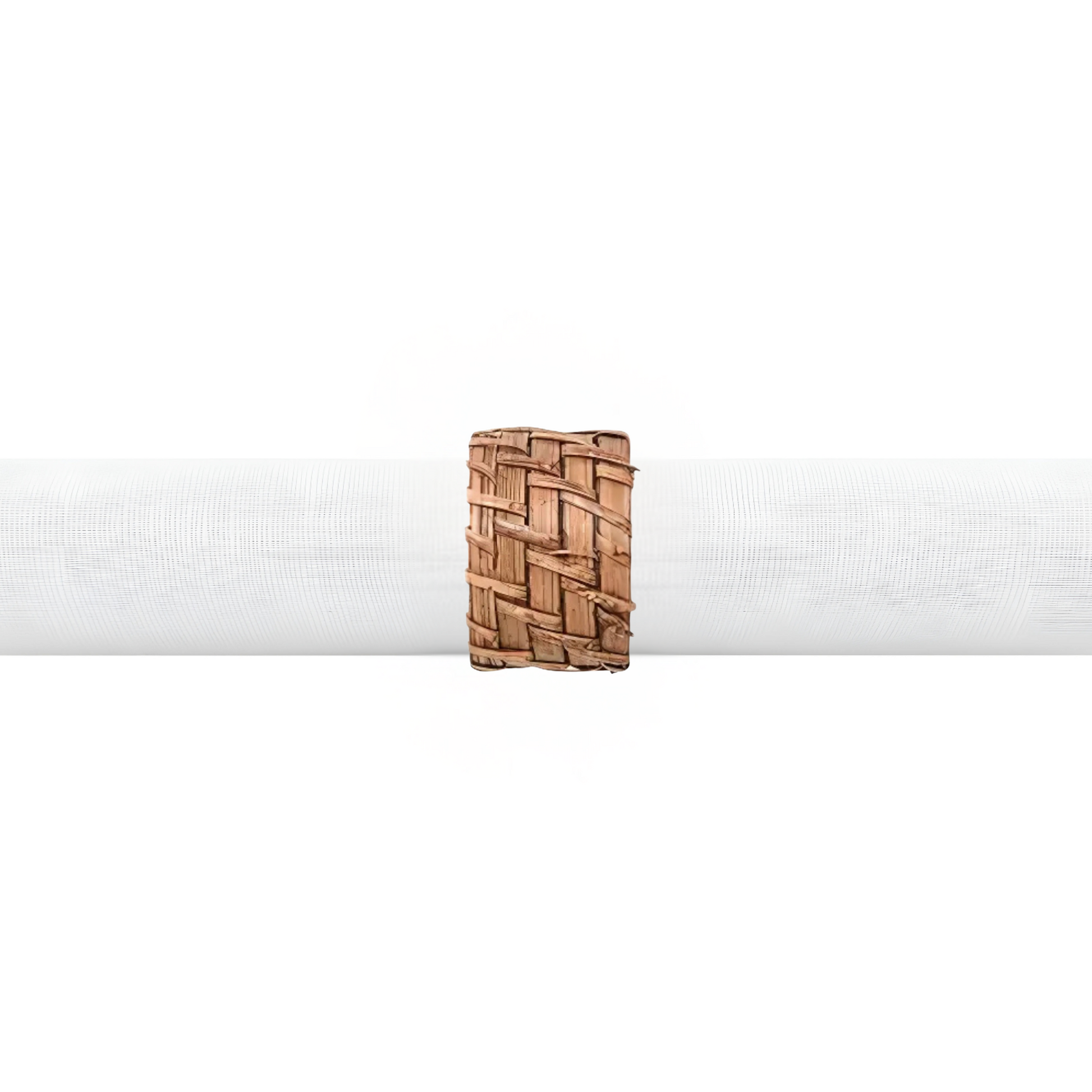 Argola de Guardanapo - Rattan Casual - Serve 4 lugares a mesa