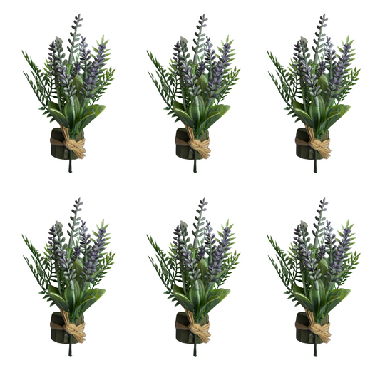 Set Argolas de Guardanapo - Lavanda - 6 Peças