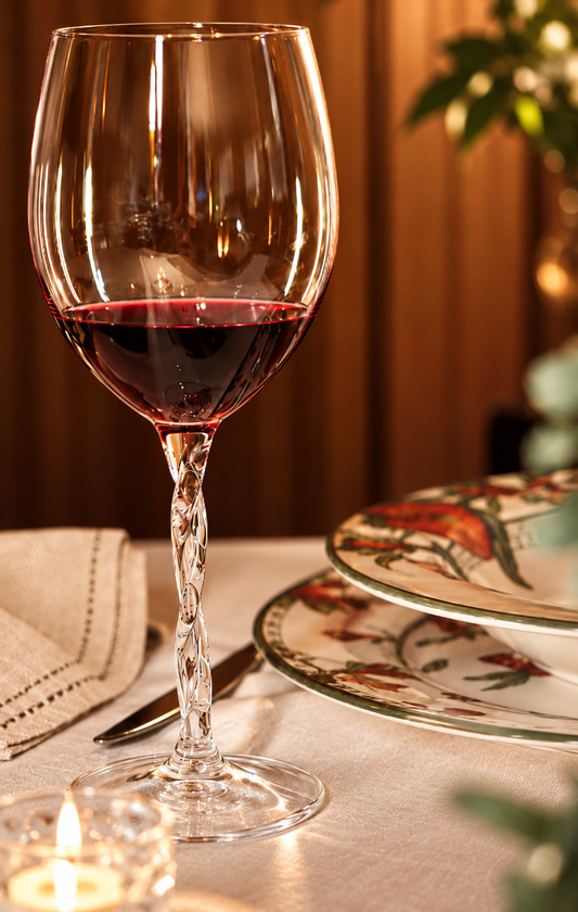 Kit 2 Taças para Vinho - Twister em Cristal