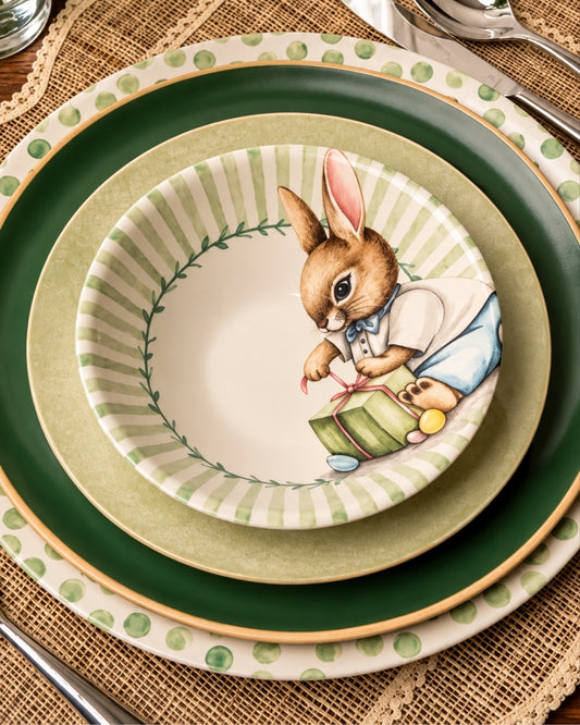 Kit 2 Bowls - Coelho Presente em Cerâmica