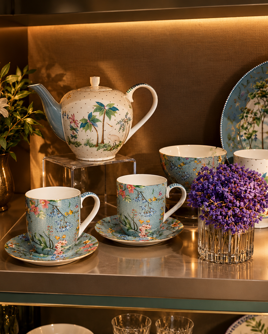 Kit Tea Flowers Jolie -  Pip Studio 3 Peças em Porcelana