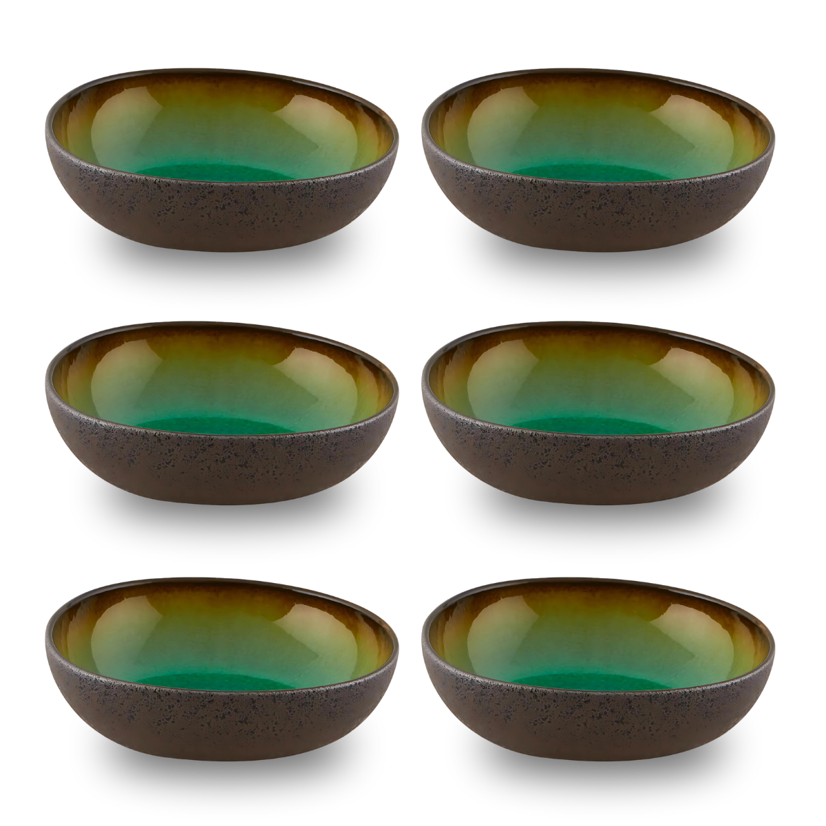 Set 2 Bowls Amazon 17cm em Cerâmica Grés – Casa Alegre
