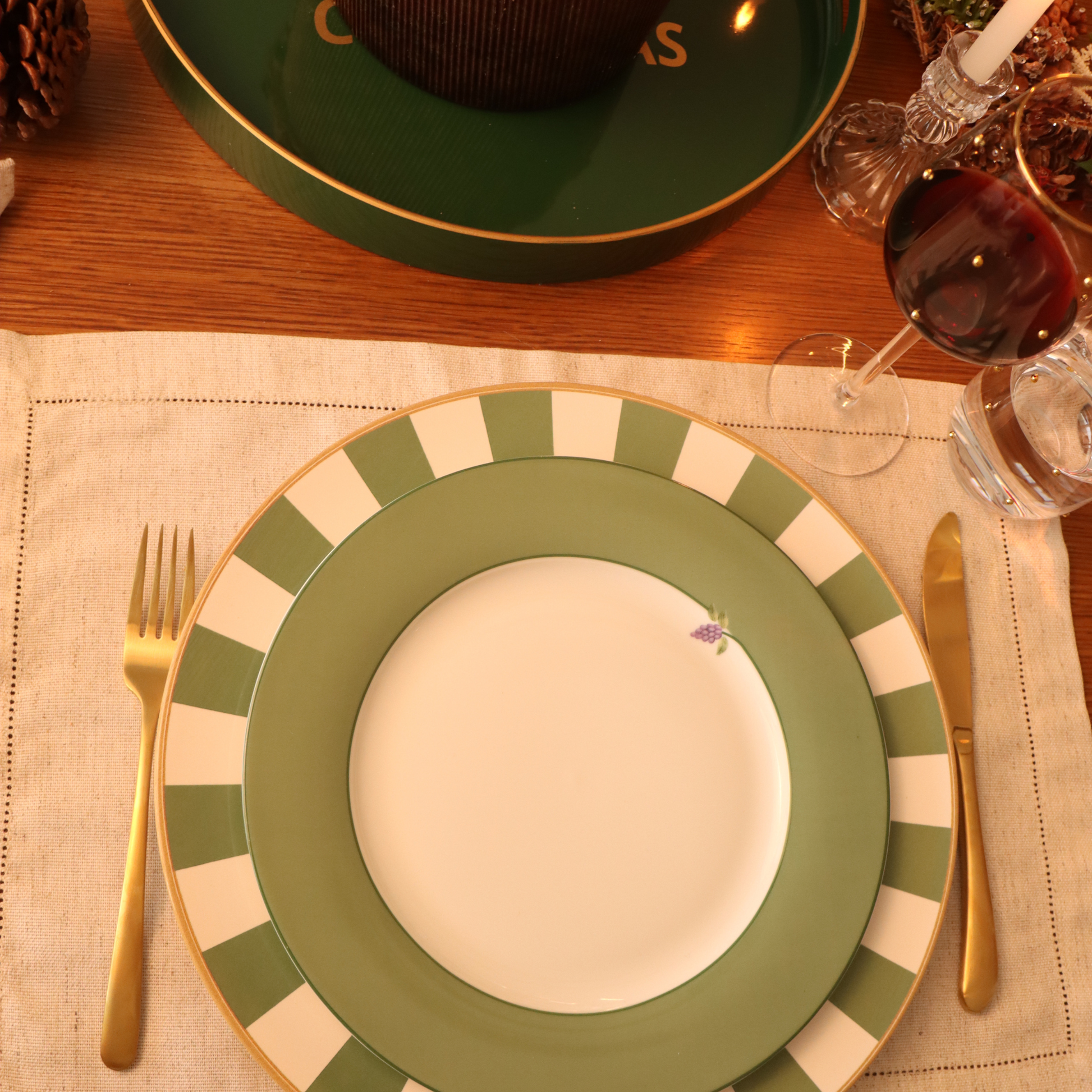 Set 2 Pratos Rasos Verde Claro - Lily & Lotus - Pip Studio