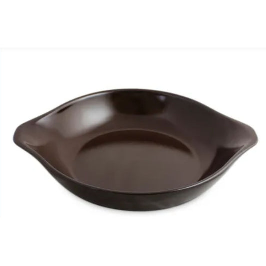Assadeira de Cerâmica - Ceraflame com Aba – Linha Chocolate - 20cm / 500ml