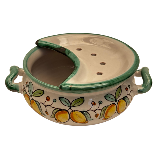 Porta Mussarela di Bufala Italiano Limoni – Tradição Artesanal da Costa Amalfitana - 8cm x 17cm