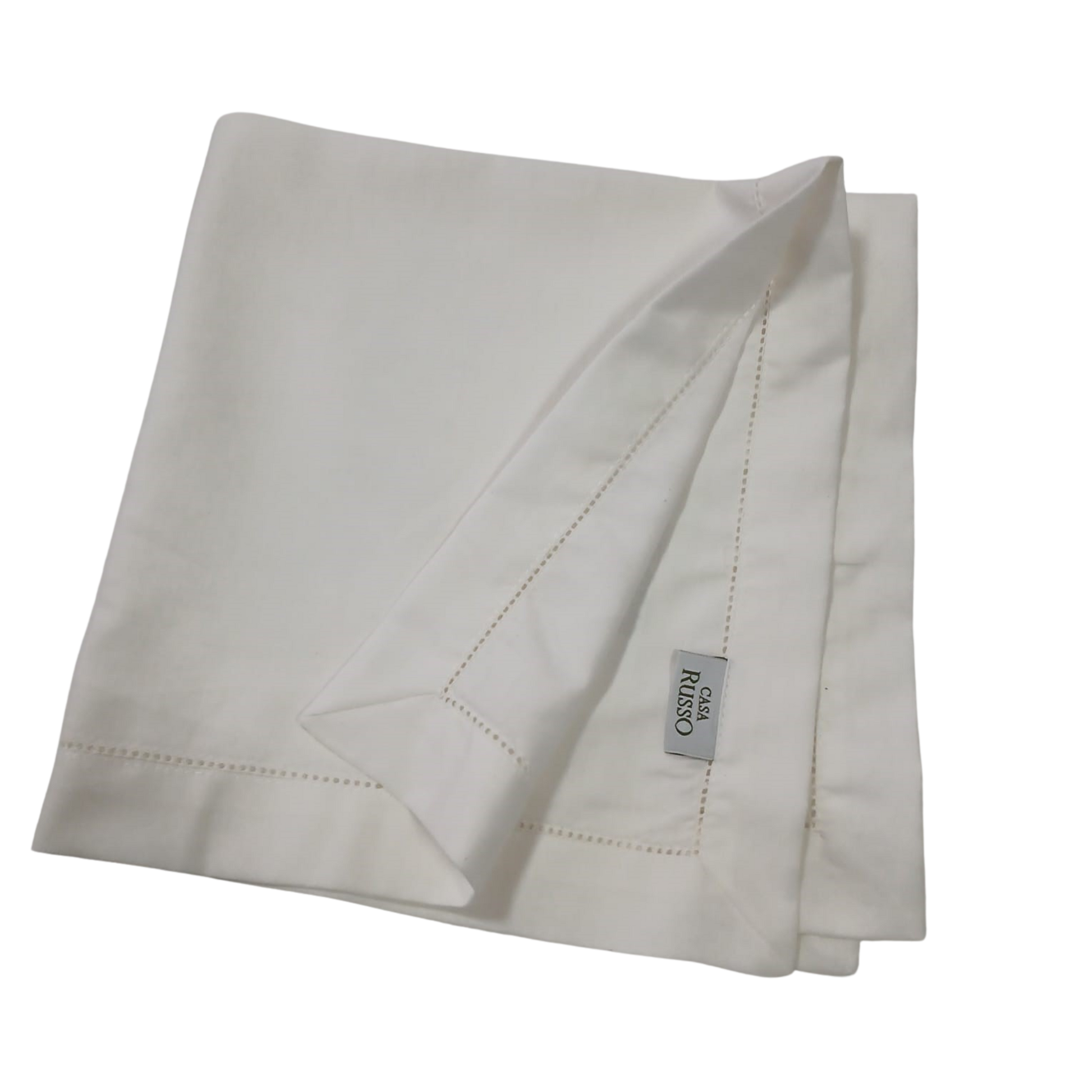 Set 2 Guardanapos Tricoline Off White