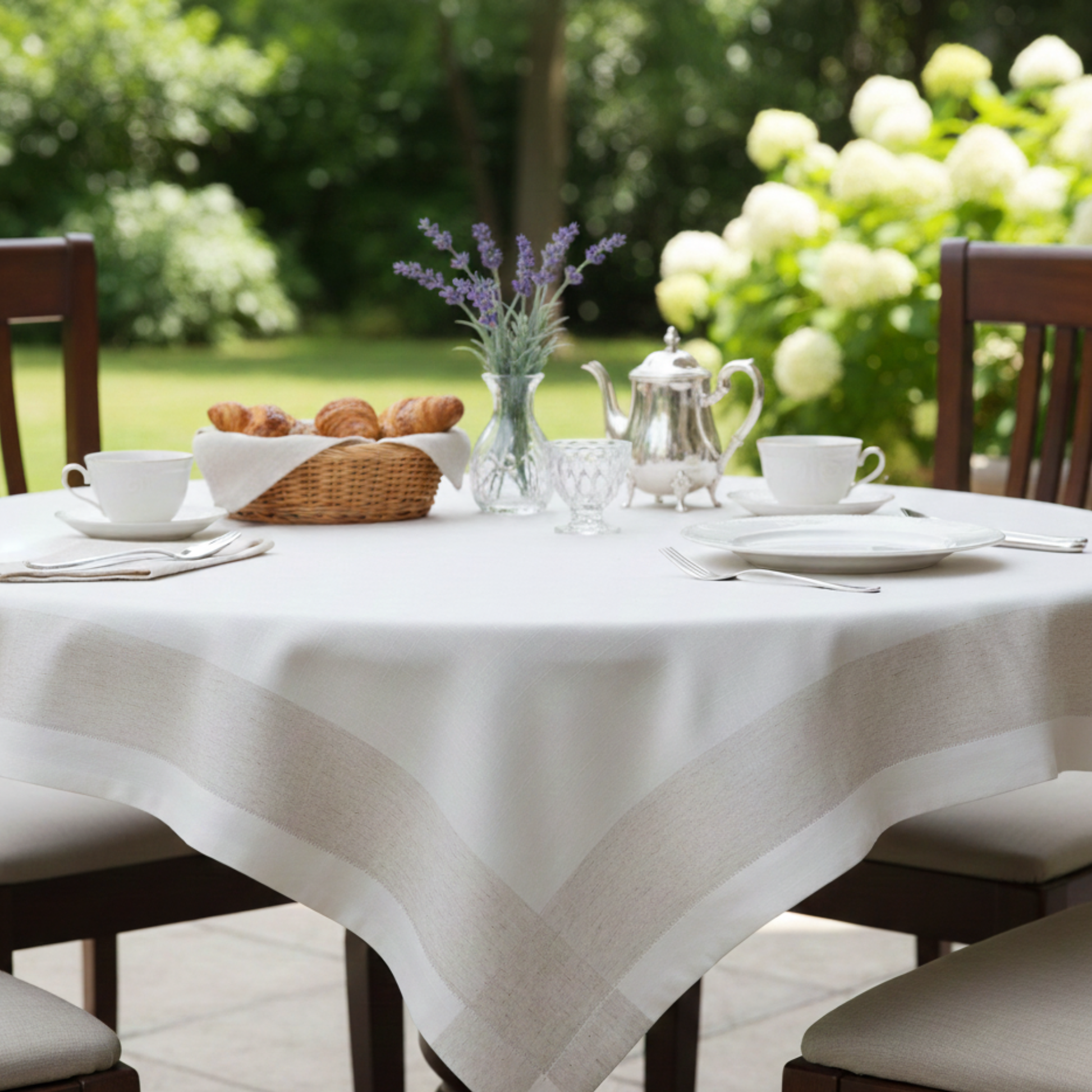 Toalha de Mesa Duo em Linho | 160 x 220cm