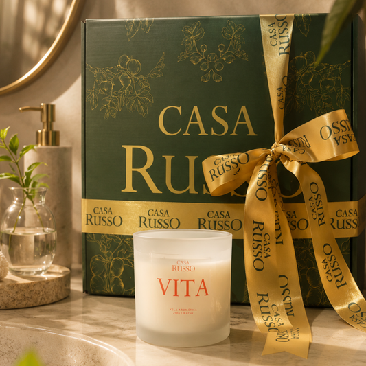 Vela Aromática Vita – Figo | Casa Russo