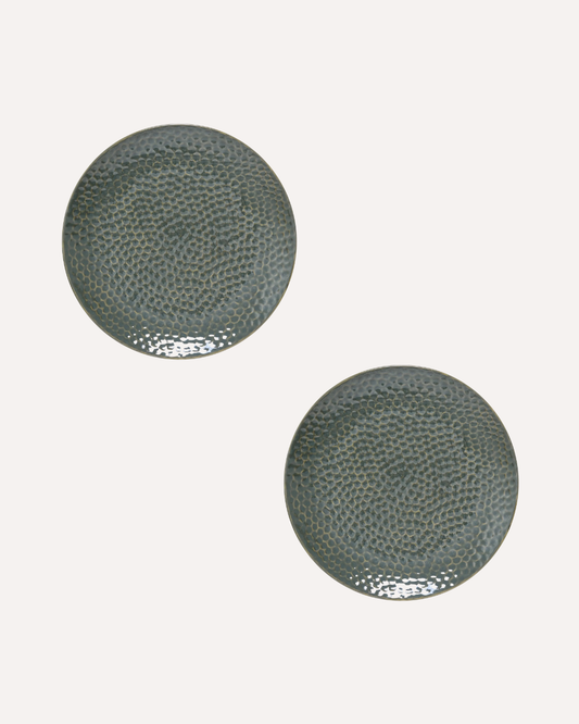 Kit de 2 Pratos de Sobremesa Versailles Noah em Cerâmica