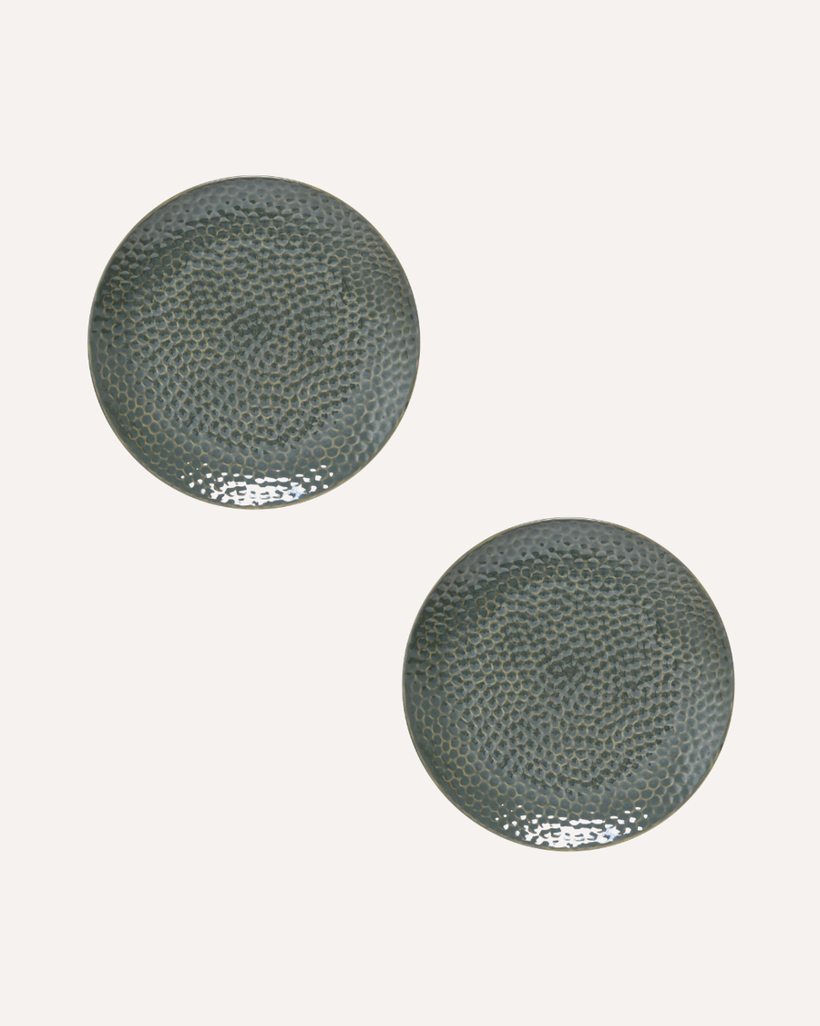 Kit de 2 Pratos de Sobremesa Versailles Noah em Cerâmica