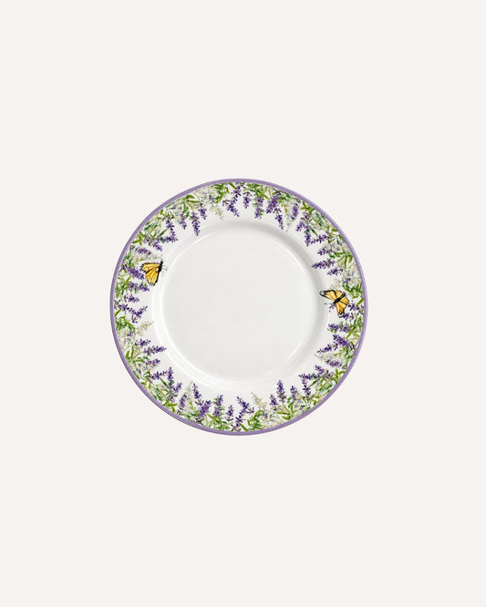 Sousplat Blessed Easter Lavanda em Cerâmica, Prato para Bolo e Fruteira