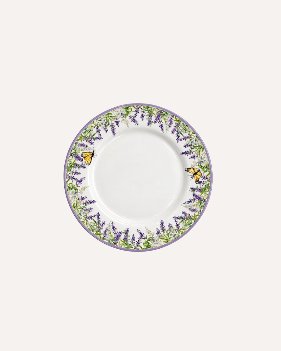 Sousplat Blessed Easter Lavanda em Cerâmica, Prato para Bolo e Fruteira