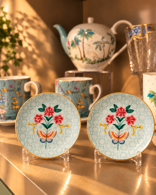 Kit 2 Tea Tip - Blushing Birds White - Pip Studio em Porcelana