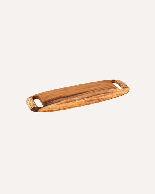 Petisqueira & Tabua  Art Wood Board Artesanal em Madeira Natural 45 cm