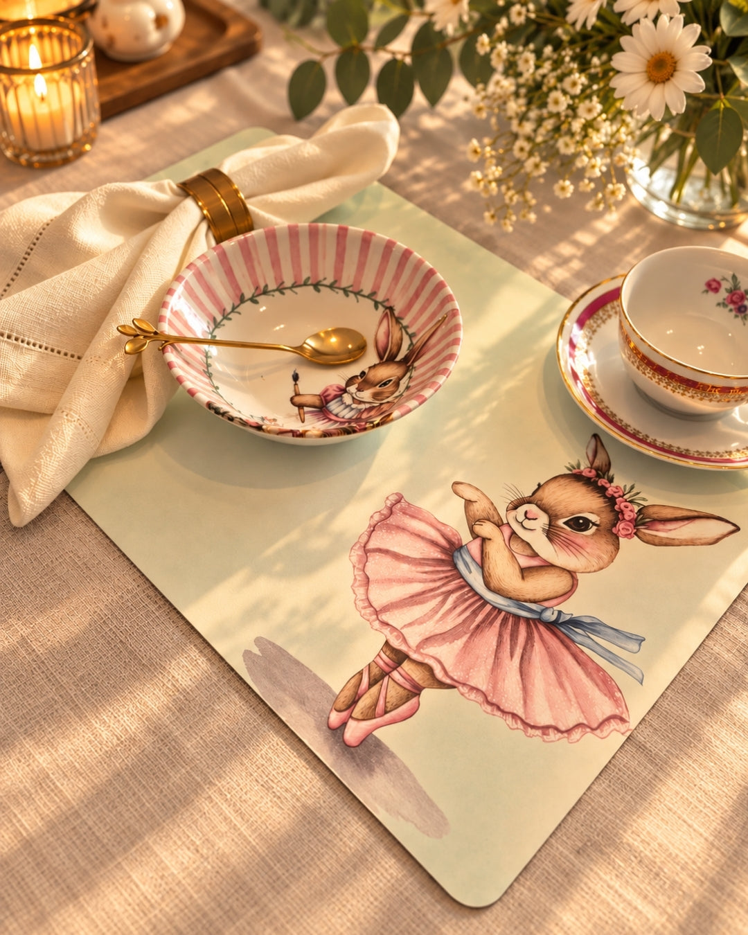 Kit 4 Jogo Americano - Giardino Easter