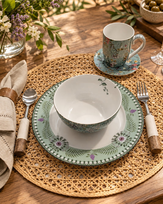 Bowl - Jolie Flowers Blue - Pip Studio em Porcelana