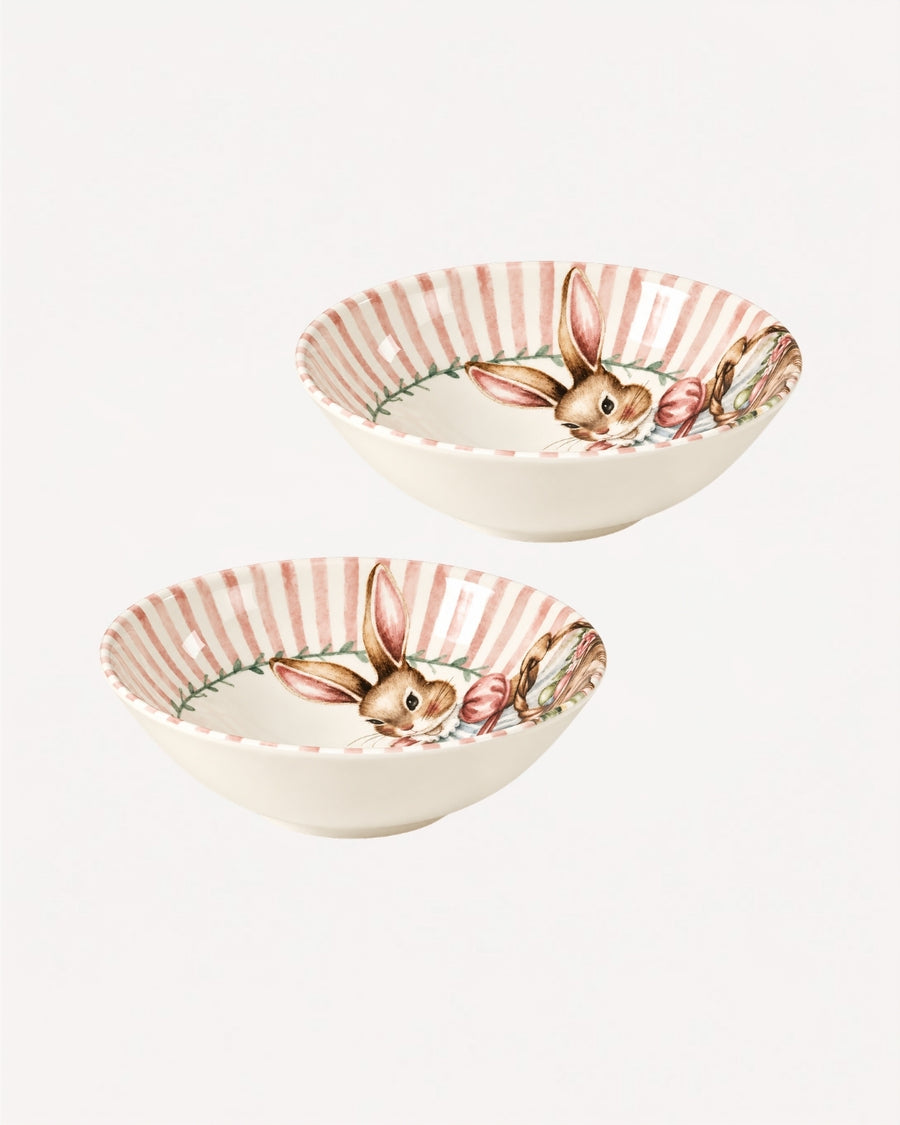 Kit 2 Bowls - Coelha Pintora em Cerâmica