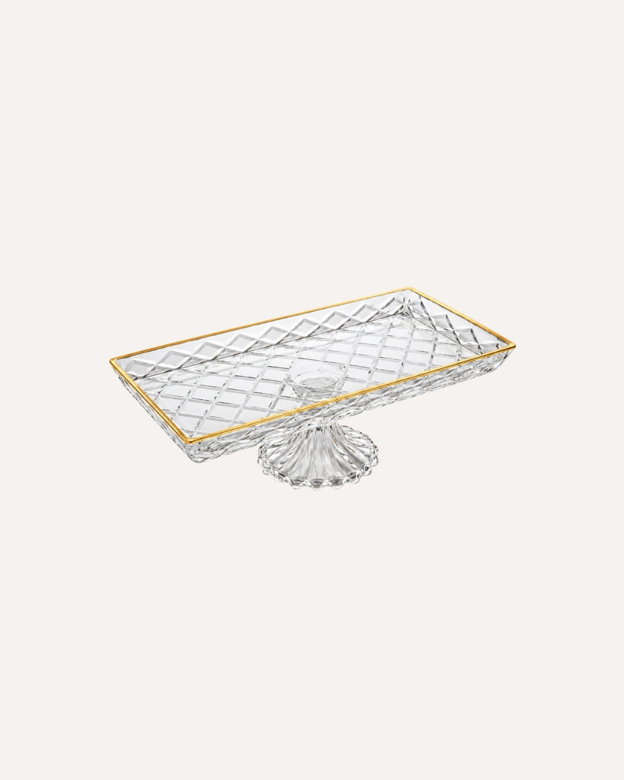 Travessa Deli Diamond em Cristal