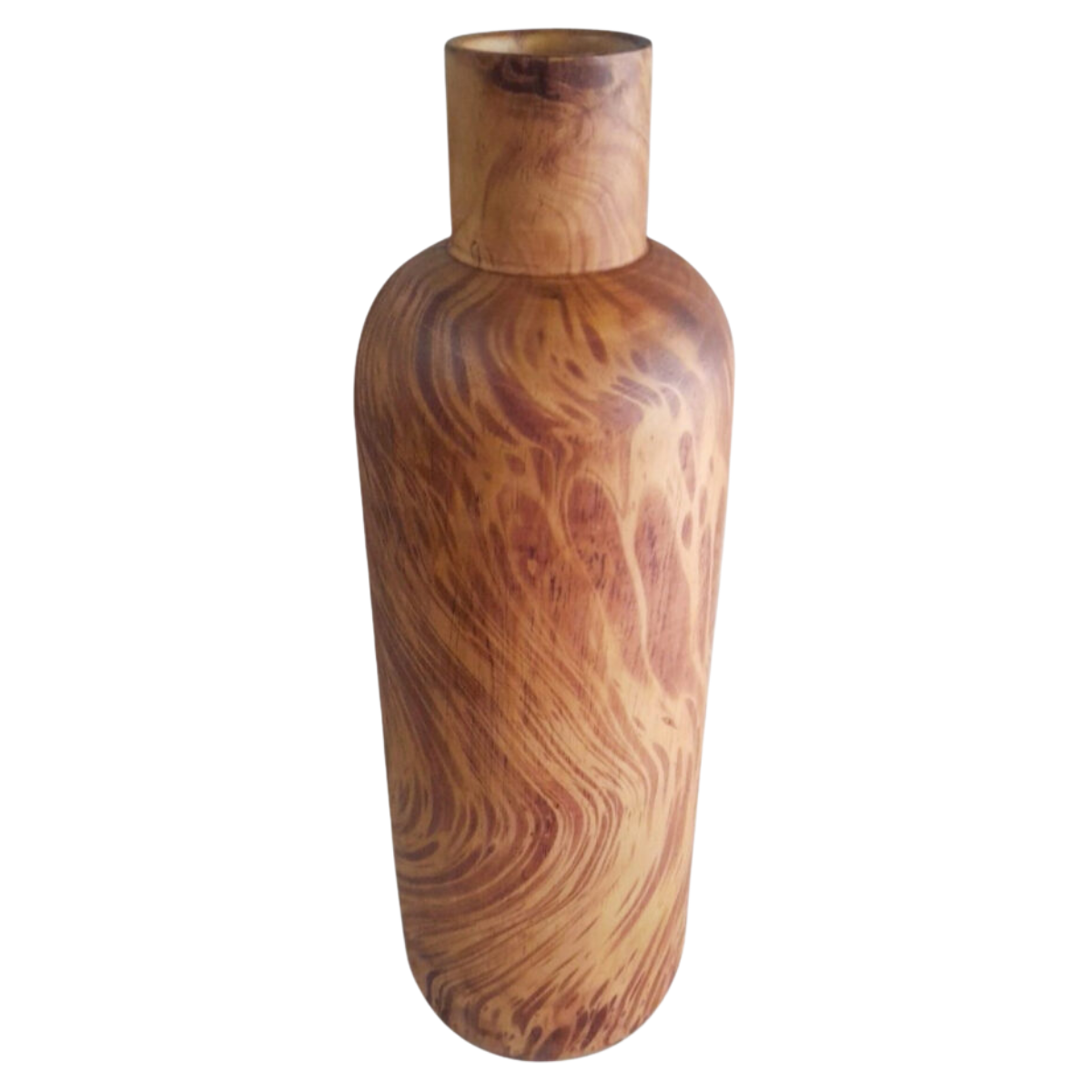 Vaso de Madeira Artesanal - Listy M