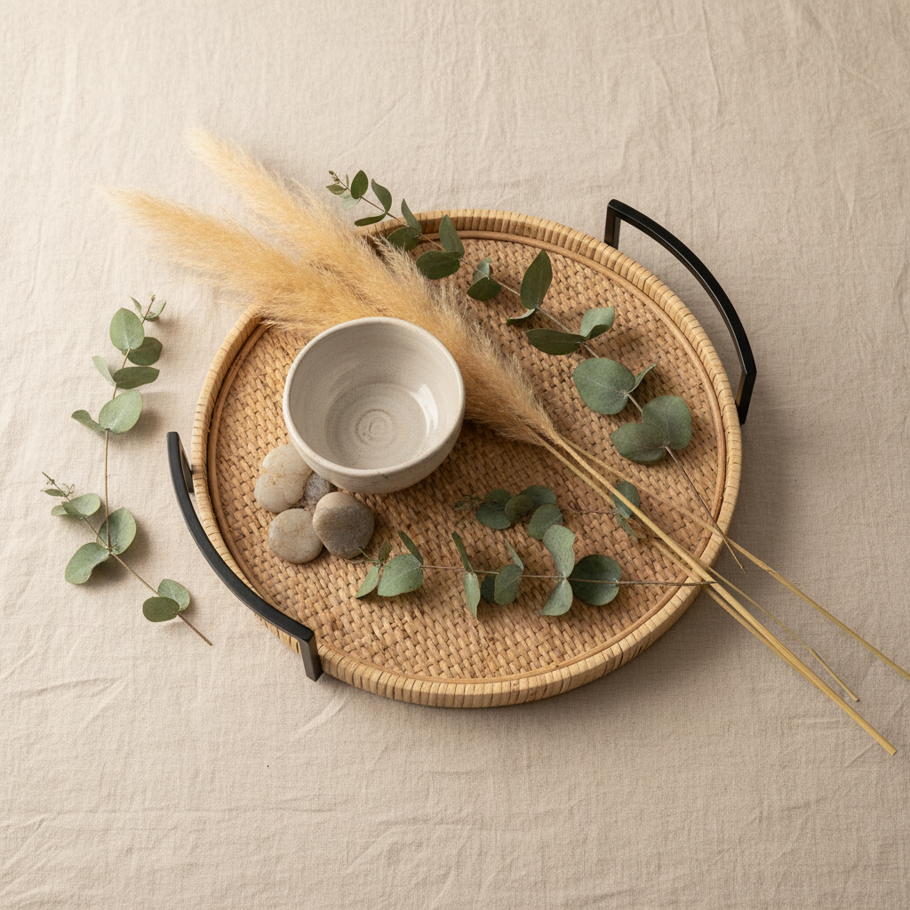 Bandeja Bali — Flat Lay