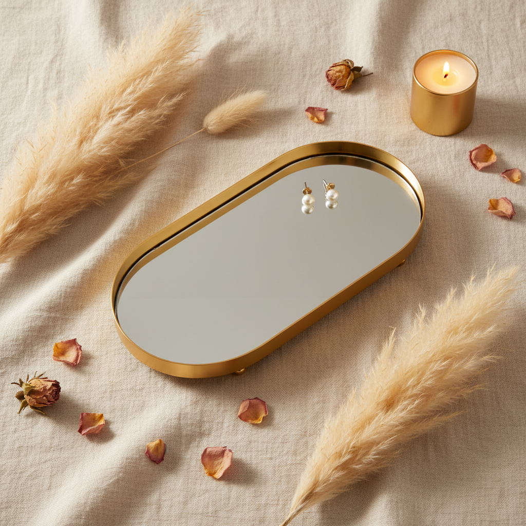 Bandeja Cleance Oval — Flat Lay