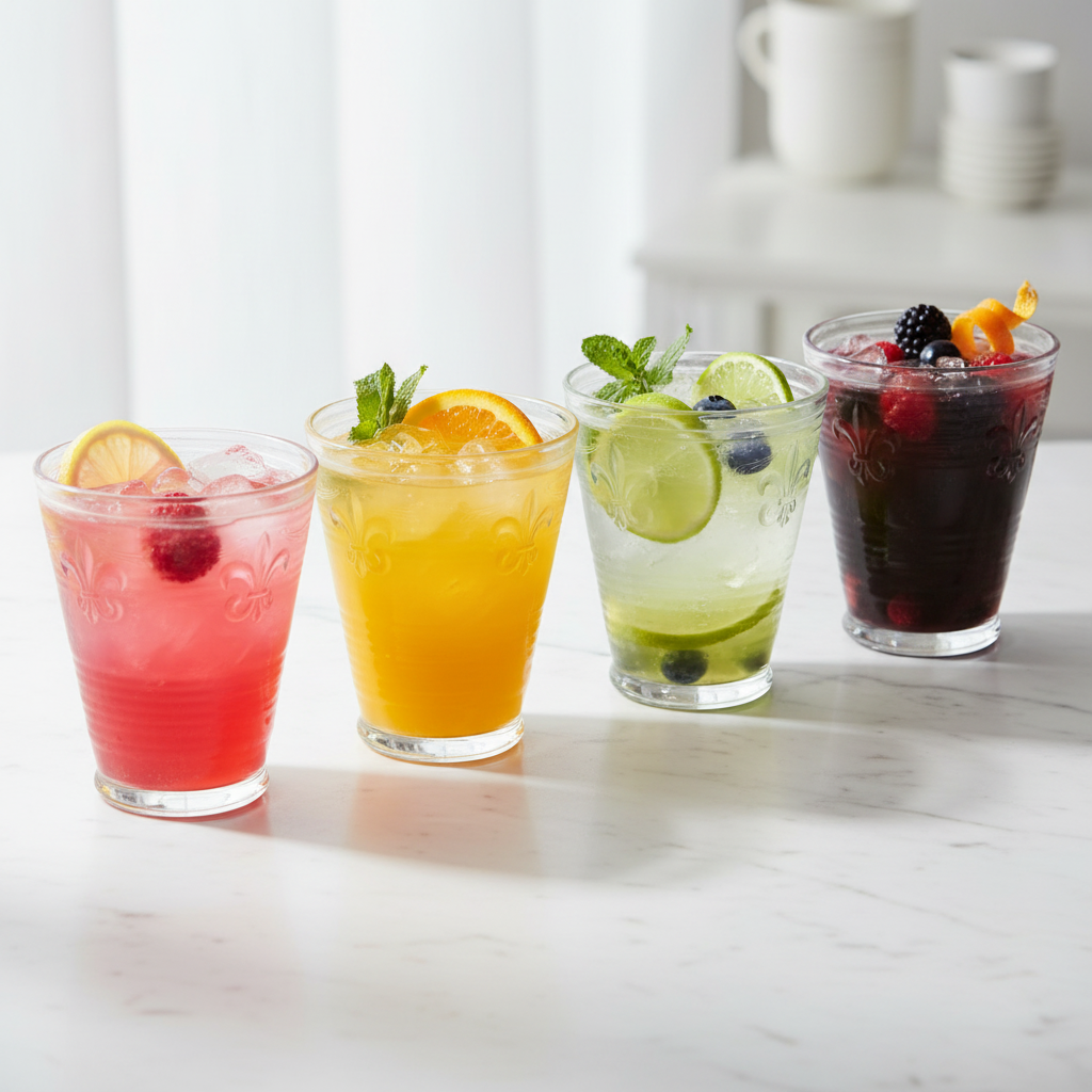 Cj Copos — Bebidas Coloridas