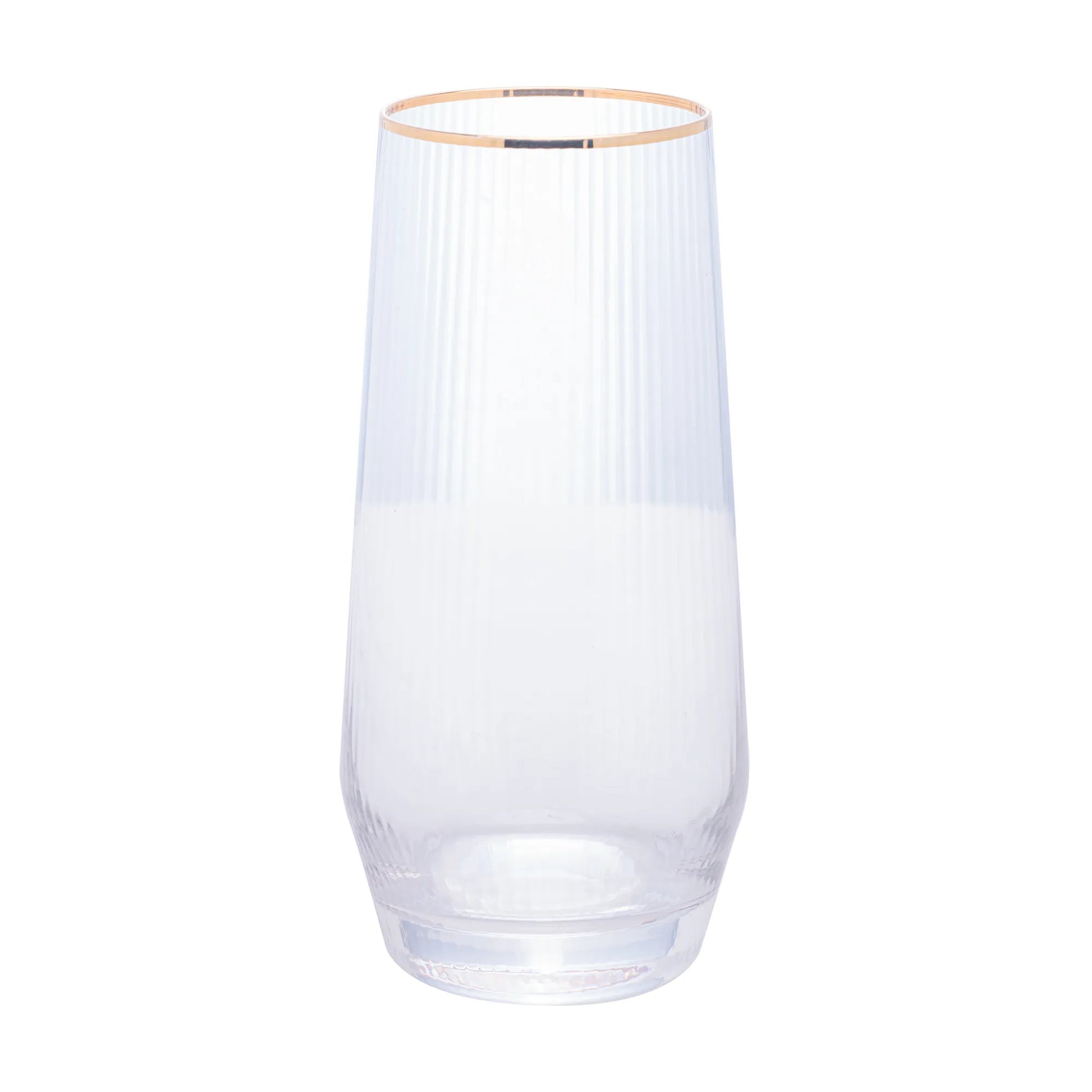 Set 2 Copos Altos Lines 400ml com Borda Dourada – Design Sofisticado