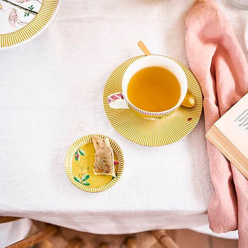 Set 4 Tea tip - La Majorelle Yellow - 9cm Pip - Studio