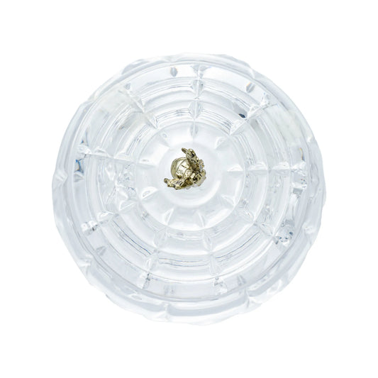 Meleira de Cristal c/ Pegador de Madeira - 12cm x 15cm
