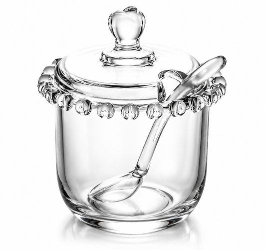 Açucareiro de Cristal Coração 210ml
