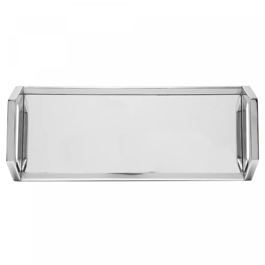 Bandeja Aço Inox Elegance Espelho 30x12x5cm