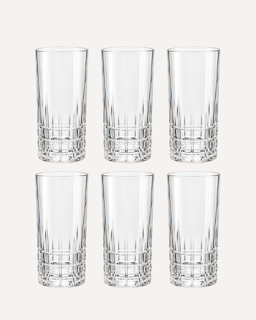 Kit 6 Copos  de Cristal Calcutá