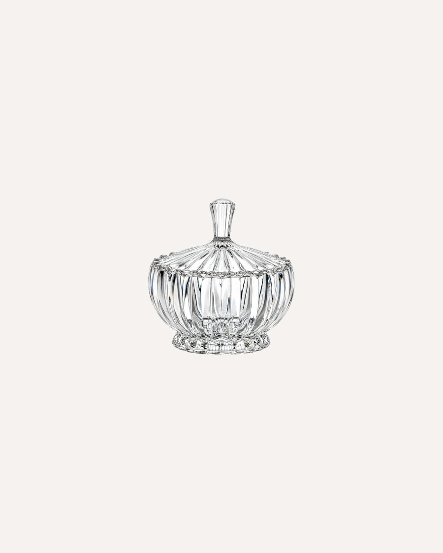 Potiche Decorativo  Geneva em Cristal
