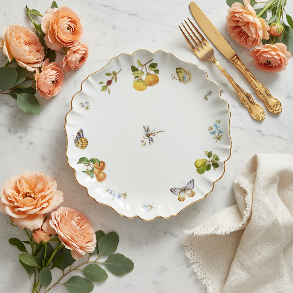Prato Frutas — Flat Lay
