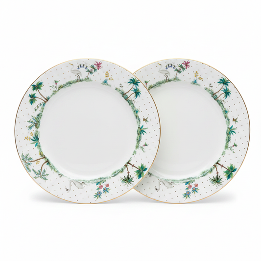 Set 2 Pratos Dots Branco Jolie - lado a lado v2