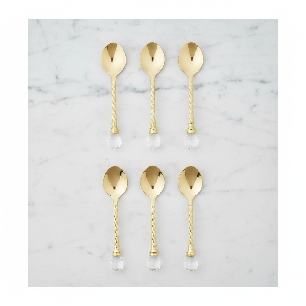 Set 6 Colheres — Duas fileiras