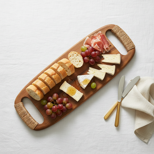 Tábua Art Wood — Flat Lay Charcuterie
