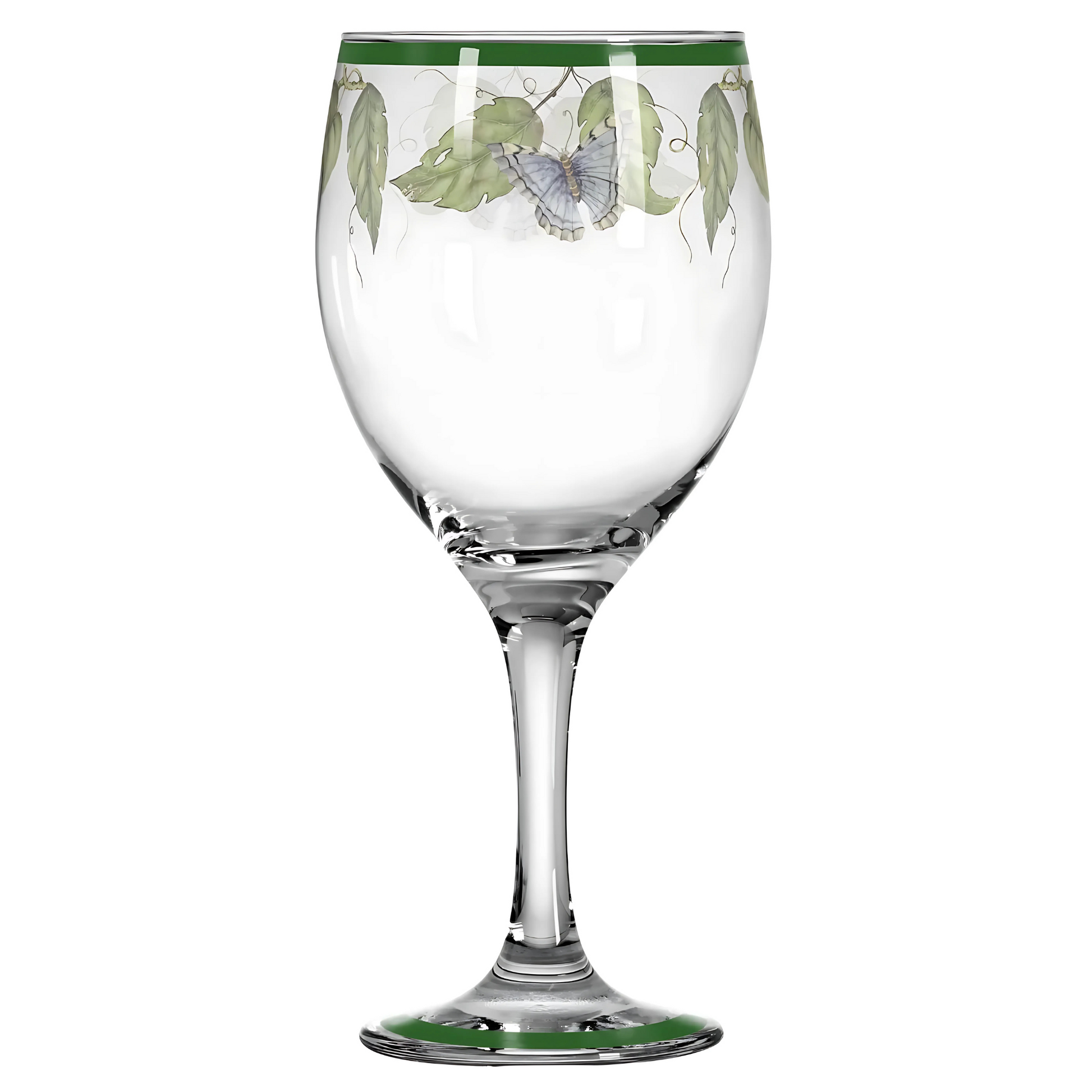 Taça de vidro transparente de 590ml da coleção Botanique.