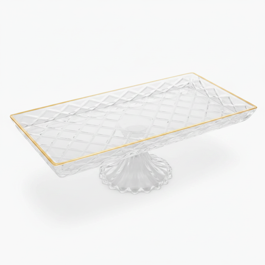 Travessa Deli Diamond em Cristal